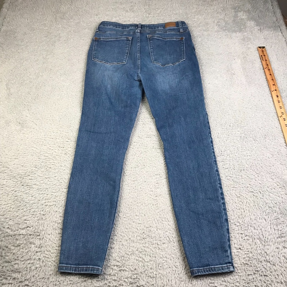 Judy Blue Jeans Womens 11/30 High Rise Skinny Fit Medium Wash Stretch Denim - Picture 14 of 16